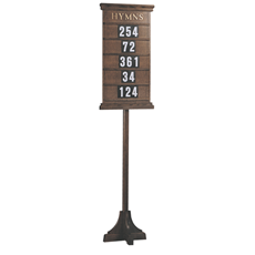 Standing Hymn Board SKU 234
